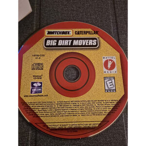 2001 Matchbox Caterpillar Big Dirt Movers PC Game CD-ROM Disc Only